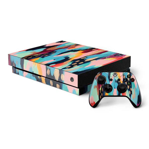 Etta Vee Color Melt Xbox One X Bundle Skin